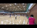 三島あじさい杯 男子ダブルス1部 決勝戦 阿部・土井 vs neo