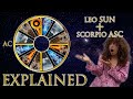 Your Astrology Explained: Leo Sun + Scorpio Ascendant | Sun & Ascendant Series