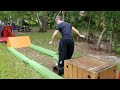 ecofest 2018 obstacle course shinobi poli runs the course