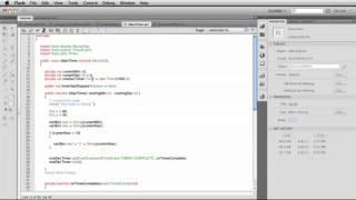 Intro to Actionscript 3 Object Oriented Programming Making a Countdown Clock Timer Mobile clip24