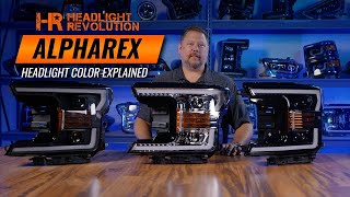 Alpharex Black v Chrome v Jet Black; What's the Difference?