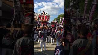 野遠八坂神社秋祭り2017　布団太鼓⑦