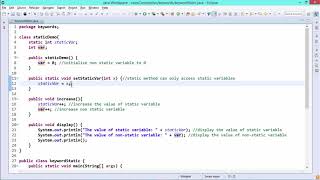 Java Essentials - Static keyword in java
