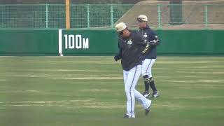 【プロ野球】2025年2月12日　オリックス　キャンプ　『練習開始前』