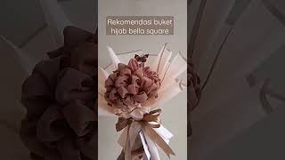 rekomendasi buket hijab bella square