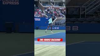 Chris Eubanks US Open practice - one-handed backhand #shorts #usopen2023 #atp #tennis #tennis2023
