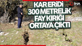 Kar Eriyince Depremin İzleri Ortaya Çıktı