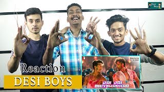 Jai Jai Shivshankar Full Song | War | Hrithik Roshan, Tiger Shroff | Reaction By Desi Boys