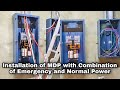 Installation of MDP with Combination of Emergency and Normal Power | Pinoy Electrical Warrior