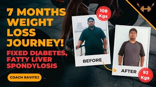 From 108kg to 93kg in 7 Months: Inspiring Weight Loss Transformation!