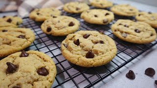 Soft and Chewy Peanut Butter Chocolate Chip Cookies