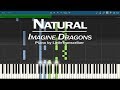 Imagine Dragons - Natural (Piano Cover) Synthesia Tutorial by LittleTranscriber