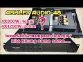 LOAD WATT RMS  POWER AMPLIFIER ASHLEY AUDIO 48