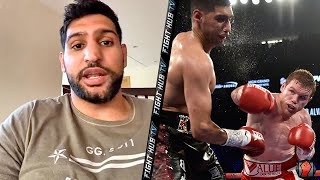 AMIR KHAN SHARES FUNNY CANELO FIGHT STORY- "I HIT HIM AND WAS LIKE OH S***"