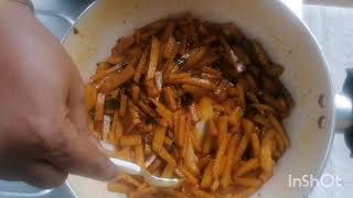 கேரள ஸ்பெஷல் உருளைக்கிழங்கு வறுவல் செயல்முறை/Kerala Special Easy Potato Fry In Tamil