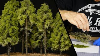 Amazing Tall Forest Pine Trees – Model Railroad Scenery