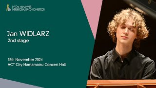 Jan WIDLARZ / Second Stage, the 12th Hamamatsu International Piano Competition