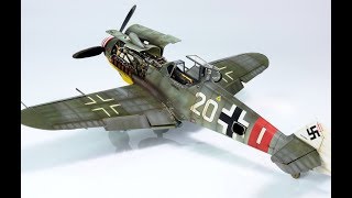 weathering messerschmitt Bf-109G-6 1/48 part 4