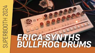 Erica Synths Bullfrog Drums. #superbooth 2024