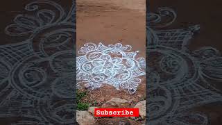 @Simplekolam1234.🌹🌷📈📈#Margazhi rangoli # simple design 🍥🍥🌷🌹🌹#️⃣#️⃣#️⃣#️⃣📈📈📈 #music #