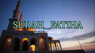 SURAH Al_FATIHA // from the great Qur'an // for peace 💫✨ // #youtube #shorts #quran #allahuakbar
