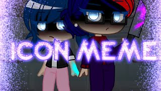 ✨💎Icon Meme💎✨Blue/Purple Blood Warning Ft.Marinette and Nathalie