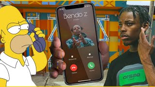 Homer Appelle Bendo Z au téléphone