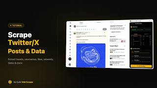How to Scrape Twitter/X Data for Free - No Code Web Scraper