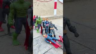 Wonder Woman vs Super Heroes DOMINO EFFECT THE AMAZING | Marvel Toys