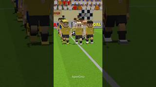 Amazing Goals in Mini Football game | #football #gameplay #minecraft #goals #celebration #100k #sub