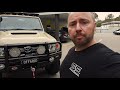 Off Grid. A 2020 Sandy Taupe 79 Series Toyota LandCruiser full vehicle build by Shannons Engineering