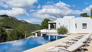 Tourist License 12 pax Es Cubells Modern Finca Infinity Pool