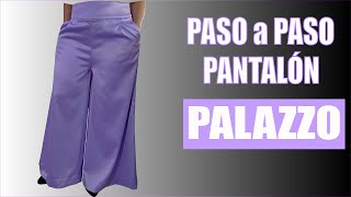 Confecciona tu PANTALÓN PALAZZO, PASO A PASO