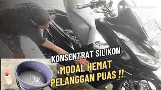 Cara mudah meracik silikon untuk usaha cuci motor ‼️ pemula wajib tau biar pelanggan puas ‼️