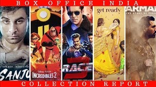 Box Office Collection of Sanju, Incredibles 2, Race 3, Veere Di Wedding & Parmanu