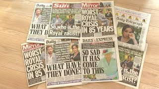 'Worst Royal crisis in 85 years' - UK tabloids react to Harry & Meghan interview | AFP