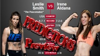 UFC ON FOX 22: Leslie Smith vs Irene Aldana Preview & Predictions