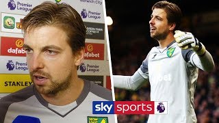 Tim Krul reveals what he said to Mesut Ozil after Aubameyang's penalty controversy | Post Match