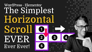 Horizontal Scrolling Website - UX Boost - Elementor