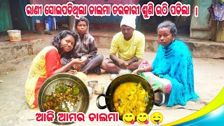 ରାଣୀ ସୋଇପଡିଥିଲା ଡାଲମା ତରକାରୀ ଶୁଣି ଉଠି ପଡିଲା  ।