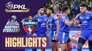 Pro Kabaddi 2024 Semi-Final 1 | Haryana Steelers vs UP Yoddhas Highlights