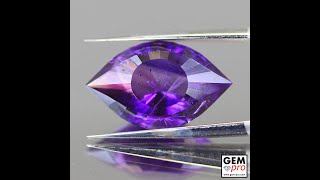 #14624 Amethyst Faceted Precision Cut \