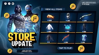 OB47 Store Update Free Fire 💥🤯 New Items In Store | Free Fire New Event | FF New Event BD Server