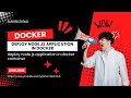 DEPLOY NODE JS APPLICATION IN DOCKER CONTAINER || DOCKER CONTAINER