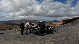 Down on Applecross Pass | Bealach na Bà by Motorcycle