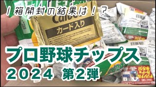 2024プロ野球チップス第2弾〈連続サイン入りカードget🎵〉［1箱開封］