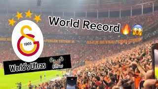 Galatasaray Fans World Record🔥Loudest Fans ever😱