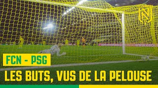 FC Nantes - Paris SG : les buts, vus de la pelouse