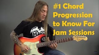 #1 Chord Progression to Know For Jam Sessions | GuitarZoom.com | Steve Stine