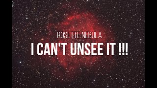 Rosette Nebula - I CAN'T UNSEE IT!!!